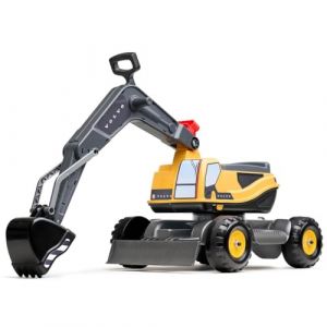 Falk Pelleteuse Volvo - Dès 3 Ans - Excavatrice et Godet articulés - Cabine rotative - Fabriqué en France - 151