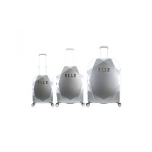 Elle Diamond Set de Valise 56.5/67/76.5 cm 8 Roues