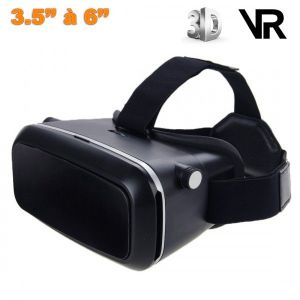 Yonis Casque réalité virtuelle universel HD de 3.5 à 6" VR 3D