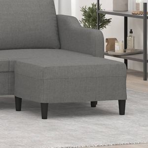 VidaXL Repose-pied Gris foncé 70x55x41 cm Tissu - Dark grey