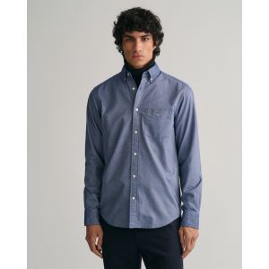 Gant (marque) REG Oxford Shirt Chemise, Persian Blue, M Homme