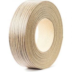 Cyclingcolors 1x Bande de Chant Thermocollant 21mm x 5m Epaisseur 0,50mm M&eacute;lamin&eacute; Facile &agrave; Appliquer Bricolage &Eacute;tag&egrave;re Meuble Panneau Bois Durable, ch&ecirc;ne bordeaux clair