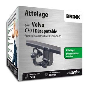 Brink Attelage d&eacute;montable sans outils 346000