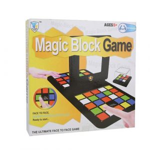 Image de Jeu de bloc magique jouet pour enfants réactif Cube double joueur éducatif Rubik