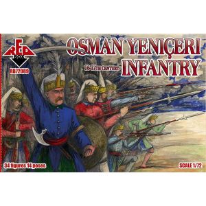 Red Box Osman Yeniceri Inantry,16-17th Century - 1:72e