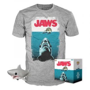 Funko T-SHIRT M AVEC POP REQUIN / LES DENTS DE LA MER / FIGURINE POP