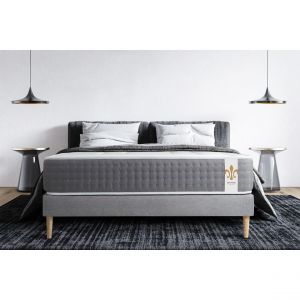 Matelas 160x200 Ressorts et m&eacute;moire de forme - Ferme