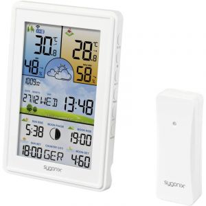 Sygonix Station météo numérique SY-5509564 Prévisions météorologiques 12 à 24 heures