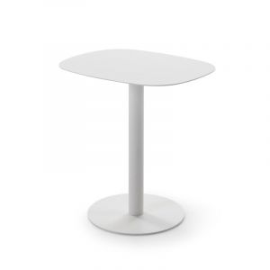 Don hierro Table d'appoint, table basse, bout de canapé SKANDY-Blanc