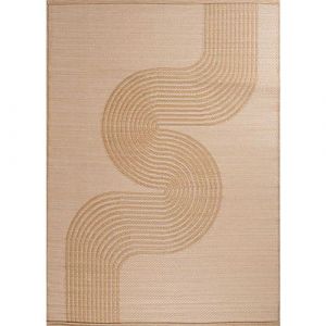 NO NAME - Tapis extérieur en polypropylène Spargi 1743 beige 150 x 220 cm