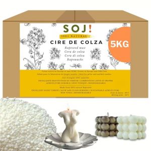 Cire de Colza sans OGM pour la fabrication de bougies moulées, cire à bougie