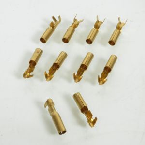 10 cosse ronde fiche &eacute;lectrique cylindrique femelle NON isol&eacute;e