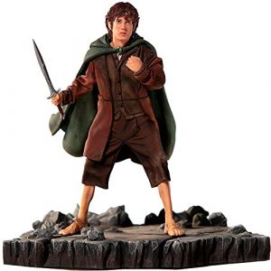 Semic Distribution Iron Studios Le Seigneur des Anneaux - Statuette 1/10 BDS Art Scale Frodo 14 cm Multicolore