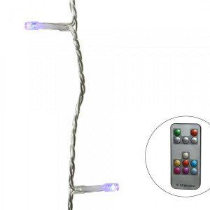 Lumineo Guirlande lumineuse télécommandée Dancing lights CT 9,90 m Multicolore 100 LED