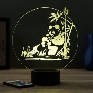 Lampe Illusion 3D Panda