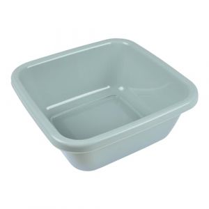 Homea Bassine Carrée Plastique 15L 38 x 38 x H15,5 cm Bleu Givré