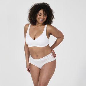 Bestform Soutien-gorge sans armatures blanc en coton