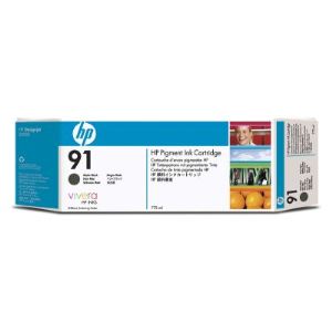 HP C9480A - Multipack de 3 cartouches d'encre n°91 noire mate