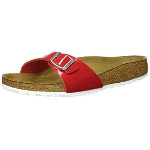 birkenstock femme rouge vernis