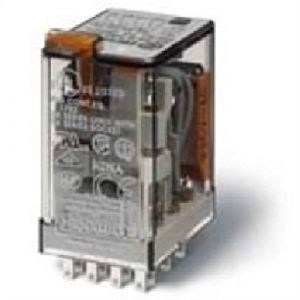 Finder R 2RT 10A 24DC BT+IM+LED+DIOD