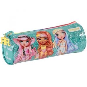 Safta Rainbow High Paradise - Trousse Ronde Scolaire pour Enfant, idéale pour Les Enfants de 5 à 14 Ans, Confortable et Polyvalente, qualité et résistance, 20 x 7 cm, Couleur Bleu Turquoise, Bleu