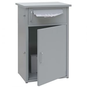 Mendler Bo&icirc;te &agrave; colis HWC-O51 78 x 49 x 38 cm gris clair