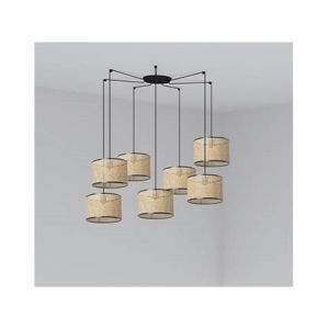 Faro Barcelona Pendentifs Cylindriques Noir, E27