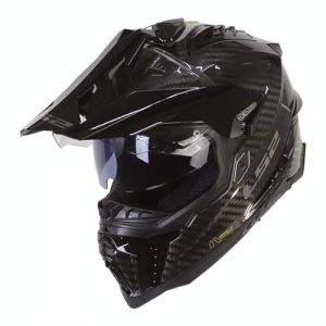 Ls2 Casque Moto Cross EXPLORER CARBON Gloss Carbon, S