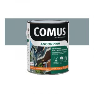 Comus ANCORPRIM gris 2,5L Primaire d'accrochage universel pour métaux ferreux et supports difficiles