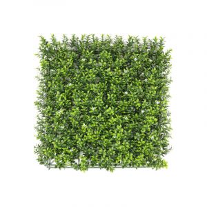 Décoweb Mur végétal synthétique - Jasmin blanc - Intérieur et extérieur - 0.5m x 0.5m