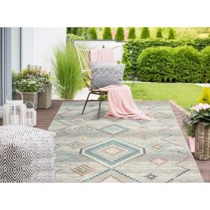 Tapis Moderne Extra Doux - Salsa Outdoor - cr&egrave;me - 80x150 cm - Rectangle - Ext&eacute;rieur- THE CARPET