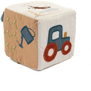 Cube en tissu enfant Fabelab Little Farm
