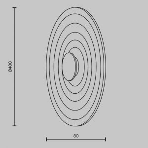 Maytoni Nami Applique murale LED intégrée moderne blanche 2700 K 100 lm