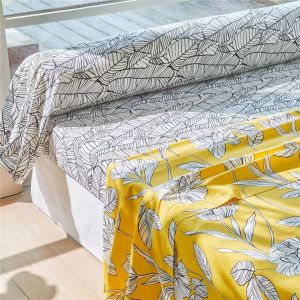 Drap plat coton SUMMER - jaune