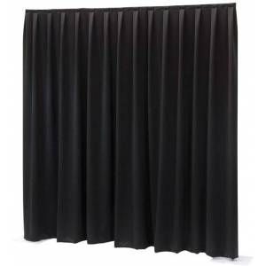 Showtec P&D Curtain Dimout 300x300 Pipe & Drape rideau plissé noir