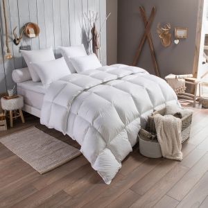 Dodo Couette duvet Tradition CHAUDE - 90% Duvet d'Oie 240/260 Blanc