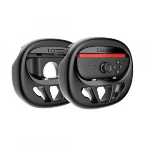 Accessoire manette AKUMA 2 VOLANTS RACING SWITCH2 NOIR