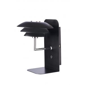 Image de Lumiere Etagère USB Noir Mat 20cm