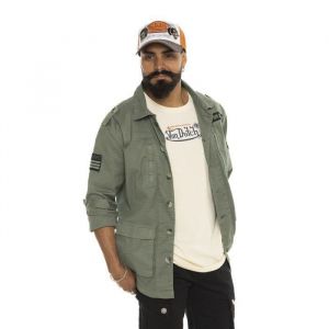 Veste Surchemise - Vondutch - HOMME - Vert Noir Blanc Jaune - Coton