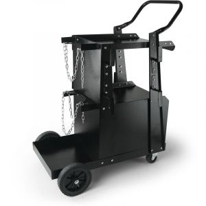Chariot de Soudage Mobile- VEVOR - Chariot d’Atelier Charge 120kg???? Armoire Verrouiller - pour TIG MIG ARC