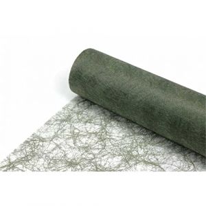 Protinam Chemin de Table, Non-tissé, Vert Mousse (6605), 5m