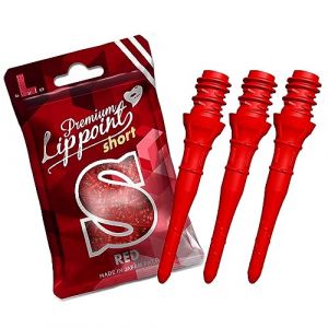Pointes Flechettes Lippoint Premium Shortlip Red 2ba 21mm 30unid Shortlip -prem -Rred