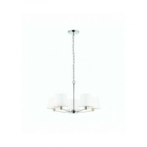 Endon Suspension Harvey, nickel, 5 abat-jour