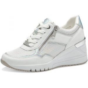 Marco Tozzi Femme Damen, Sneaker, Feel ME Fußbett,Wechselfußbett, weiches Innenfutter, 2-23743-42 Basket, White Comb, 39 EU