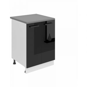 Belini - Meuble Cuisine Bas avec Plan de Travail SD21 i Meubles de Cuisine - Taille: 51,6 x 60 x 85 cm i Petit Meuble Cuisine - 2 Portes i Couleur :