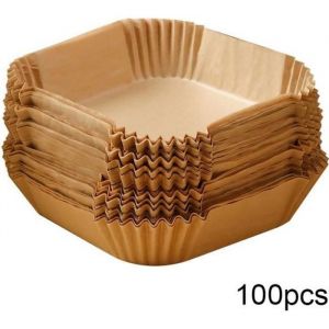 Image de Papier jetable Air Fryer pour friteuses 16 cm 100 pcs La nature