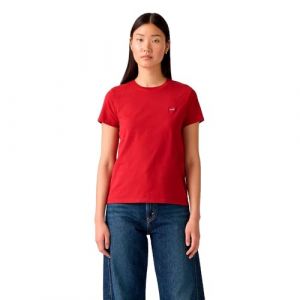 Levi's Perfect Tee T-Shirt, Rouge Rythmique, M Femmes
