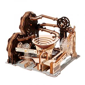 Dam Maquette en bois 3d, conception de voie m&eacute;canique avec mouvement. 133 pi&egrave;ces.