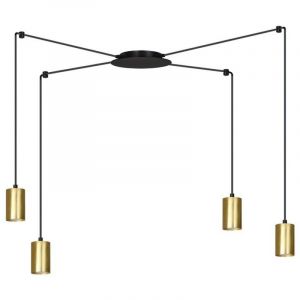 Suspension Traker, Noir, 300x300x14 Cm