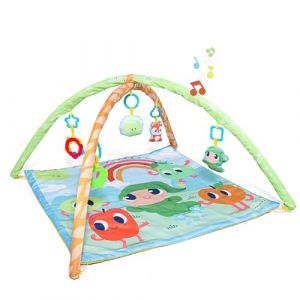 MOLTO | Gym Activités Musicales Bébé avec 5 Jouets Suspendus - Design Gusy Luz - Arc de Jeux avec Sons et Textures - Dès 0 Mois